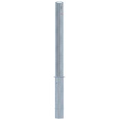 Barrier posts | Steel tube  102 x 2,9 mm | removable, with profile cylinder lock | hot-dip galvanized